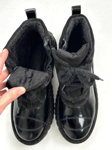 Ботинки кожаные демисезонные Evromoda 053.143EY S.A